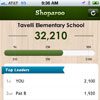 A screen shot of the app for students.
